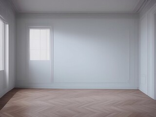 Empty room, empty wall, white room, black room, red room, pastel room, blue room, yellow room, green room, purple room, luxury room, beautiful wall wooden floor daylight generative ai illustration art