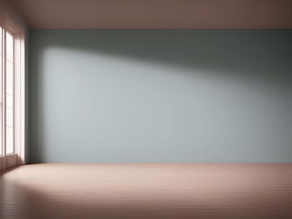Obraz premium Empty room, empty wall, white room, black room, red room, pastel room, blue room, yellow room, green room, purple room, luxury room, beautiful wall wooden floor daylight generative ai illustration art