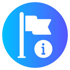 flag gradient icon