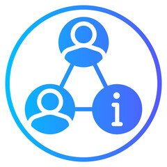 group gradient icon