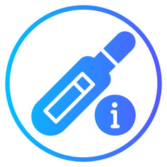 thermometer gradient icon