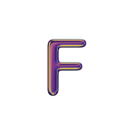 3D Letter F