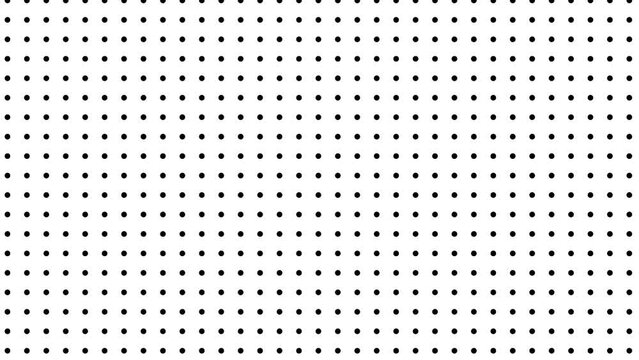 4K motion background with polcadot retro style Move right