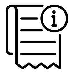 invoice line icon