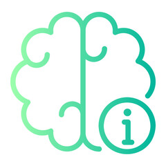 brain gradient icon