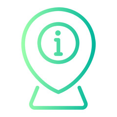 location pin gradient icon