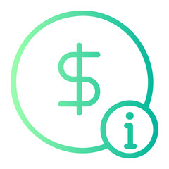 money gradient icon