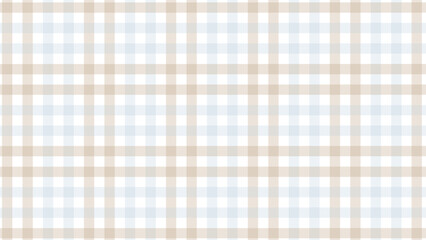 Blue and brown plaid fabric texture as a background