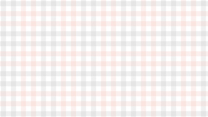 Grey and pink plaid fabric texture as a background - obrazy, fototapety, plakaty