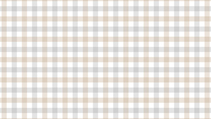 Grey and beige plaid fabric texture as a background
