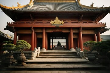 Obraz premium chinese temple architecture