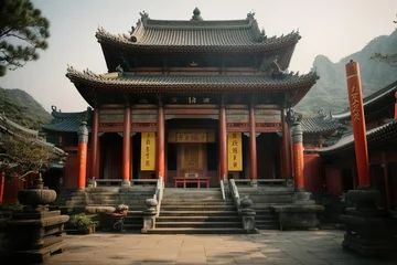 Foto auf Acrylglas Anbetungsstätte chinese temple architecture