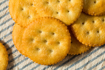 Round Brown Healthy Crackers