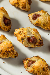 Homemade Pig in a Blanket Hot Dog