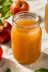 Cold Refreshing Apple Cider Juice