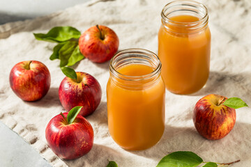 Cold Refreshing Apple Cider Juice