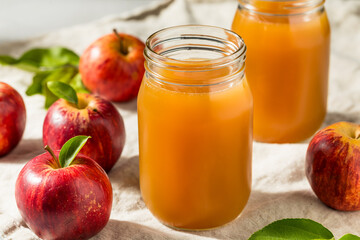 Cold Refreshing Apple Cider Juice