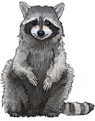 Smiling friendly animal for kids and teenagers