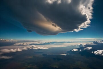 Fototapeta na wymiar clouds in the sky Generated Ai