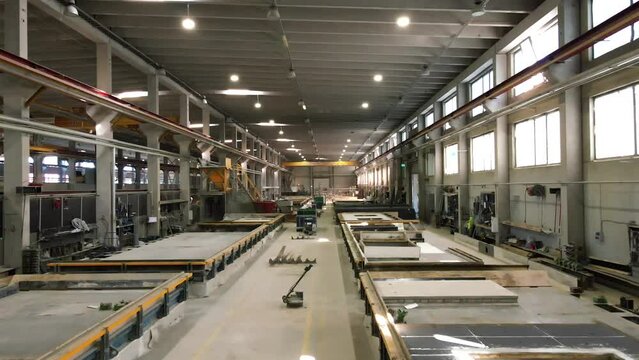 Precast concrete wall panel for construction building in factory