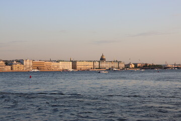 Fototapeta premium river, beautiful view, Neva Neva