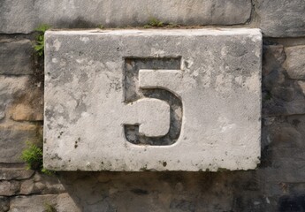 Number 5 On A Building