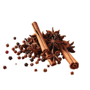 Spice cloves on a transparent background