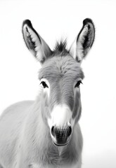 Obraz na płótnie Canvas Donkey Minimalism: Bold and Vibrant Icon