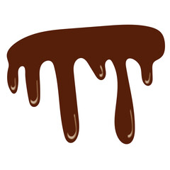 melted chocolate dripping