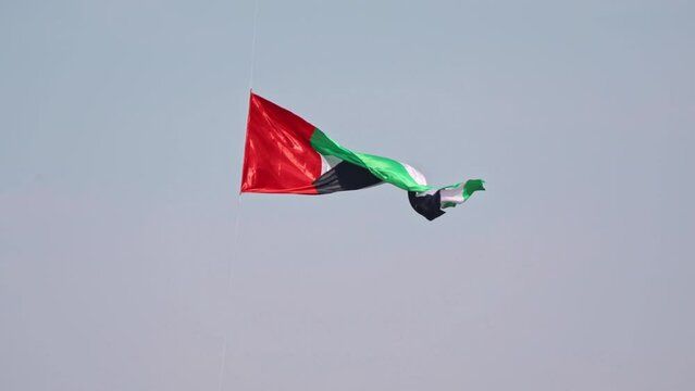 Flag of Dubai, low shot