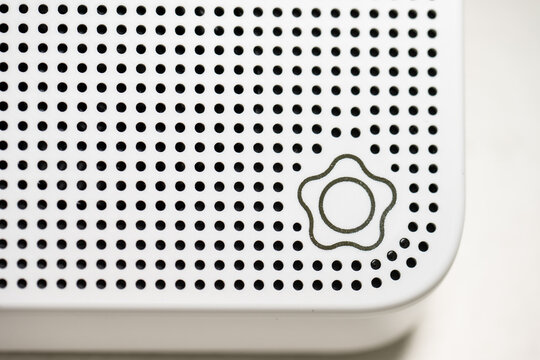 Gothenburg, Sweden - June 02 2023: Verisure logo on a burglary alarm.