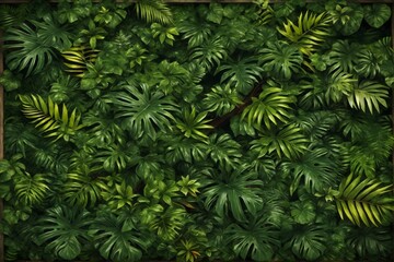 Tropical Leaves Background, Exotic Leaves Background, Tropical Leaves Wallpaper, jungle Leaves Background, Leaves Background, AI Generative