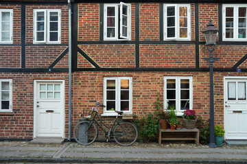 Fototapeta na wymiar In den Straßen von Fredericia in Dänemark