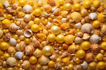 pearls and seashells wallpaper