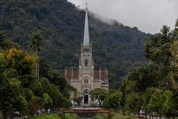 Arquitetura externa catedral São Pedro de Alcântara, Petrópolis, Rio de Janeiro