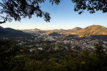 Vista panoramica de Teresópolis, Rio de Janeiro