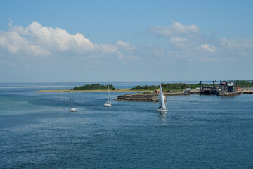 Die Südküste von Dänemark an der Ostsee