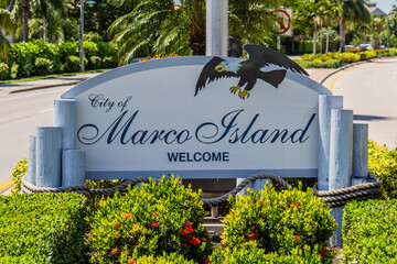 Welcome to Marco Island Sign Florida