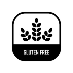 Gluten free icon. vector.