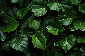 Nature's Tapestry: The Delicate Beauty of Leaves Creating a Serene and Lush Background