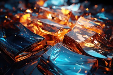 Beyond the Break: Unveiling the Intricate Patterns Within Shattered Crystals