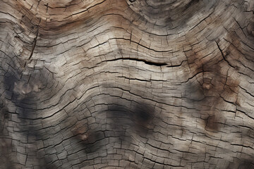 Intricate texture of a weathered tree bark