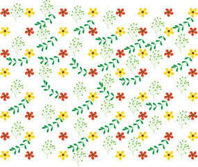 pattern with flowers, textile pattern 