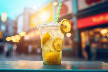 lemonade - citrus drink, refreshing summer beverage with lemon