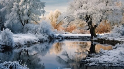 Snow Blankets: Beauty of Nature in Winter Days
