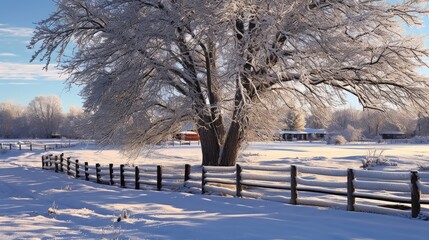 winter in the park