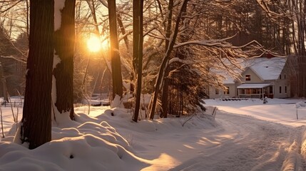 Enchantment of Winter Mountain Landscapes

