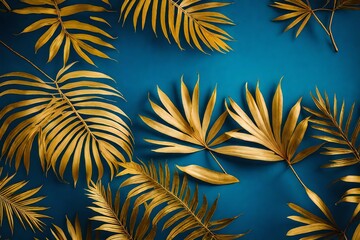Fototapeta na wymiar golden leaves background