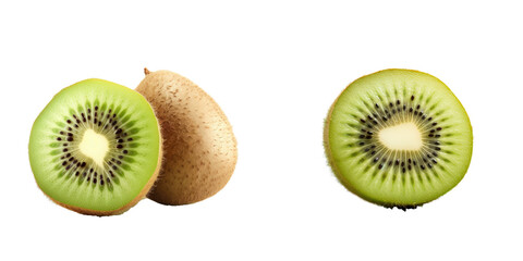 Fototapeta premium Kiwi fruit on a transparent background