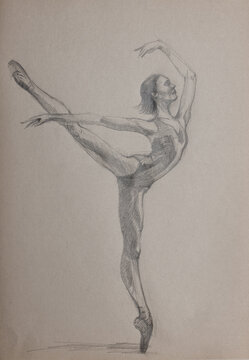 ballerina in position